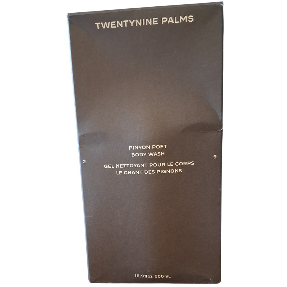 TWENTYNINE PALMS Pinyon Poet Body Wash Gel Nettoyant 16.9 fl oz NEW